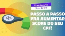 Como Aumentar Score do CPF de Vez! |Passo a Passo|