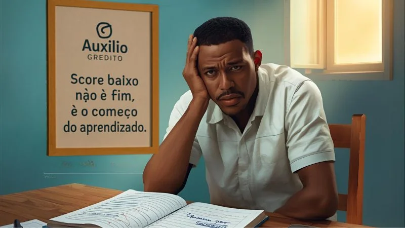 rapaz descobrindo sobre comportamentos financeiros que reprovam analises de cartão de crédito